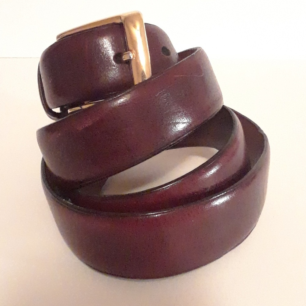 Men's Torino Size 42 Brown Kipskin Leather Belt